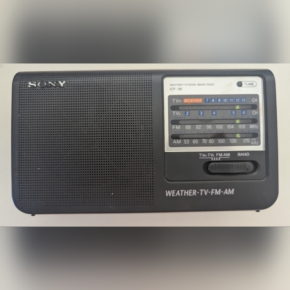 Sony Weatherband Radio ICF-36